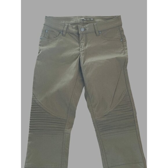 prAna Women's Brenna Pant Moto Women's 2 Green Nylon Blend - Picture 7 of 9